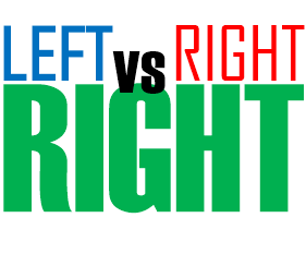 Left vs Right, vs Right